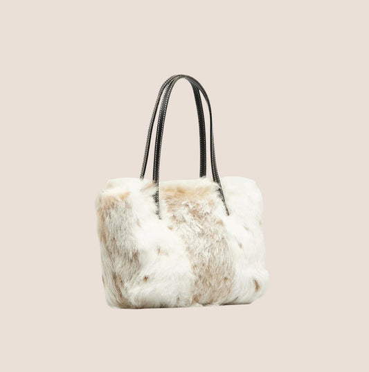 FENDI 2000 FUR TOTE BAG
