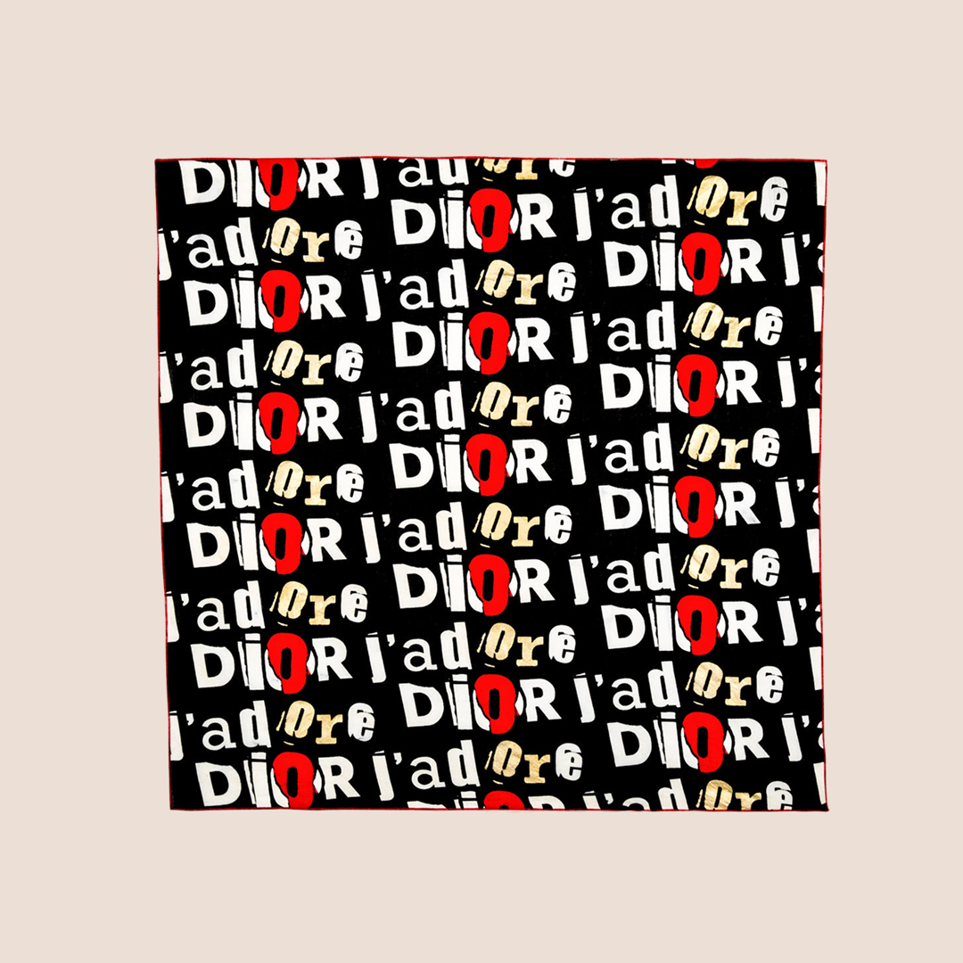 Jadore Dior Galliano ドラゴンプリント スカーフ CHRISTIAN DIOR 
