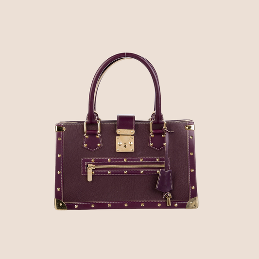 LOUIS VUITTON BURGUNDY SUHALI LE FABULEUX BAG