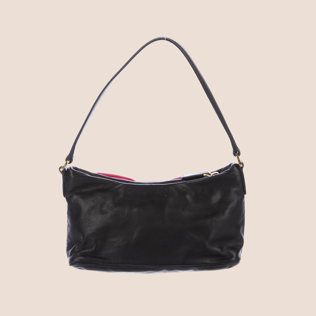 PRADA NAPPA FIOCCO BOW POCHETTE