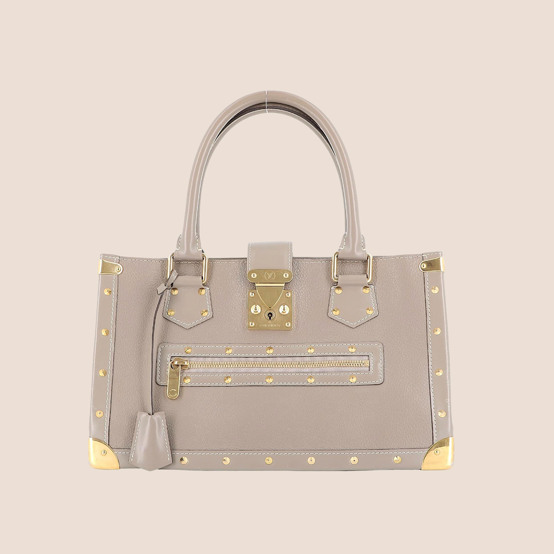 LOUIS VUITTON GREY SUHALI LE FABULEUX BAG