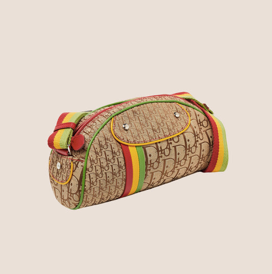 CHRISTIAN DIOR 2004 RASTA CROSSBODY BAG