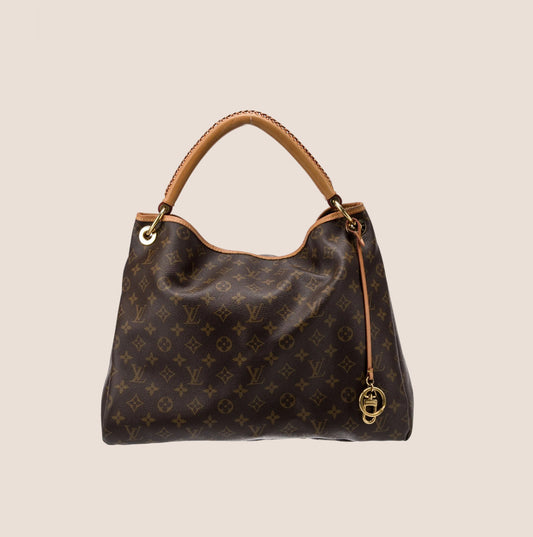 LOUIS VUITTON BROWN MONOGRAM ARTSY MM BAG