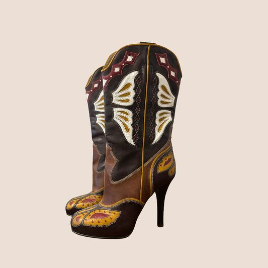 D&G 2000 WESTERN COWBOY BOOTS