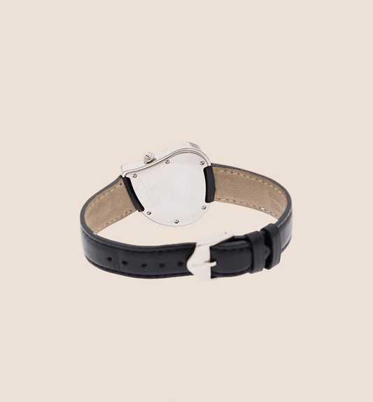 YVES SAINT LAURENT SILVER "LOVE" HEART WATCH