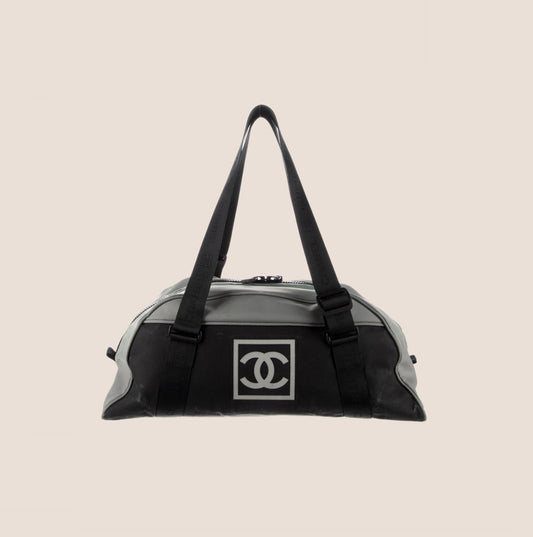 CHANEL 2003 SPORTS LINE CC LOGO WEEKENDER BAG