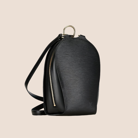 LOUIS VUITTON BLACK EPI LEATHER MABILLON BACKPACK