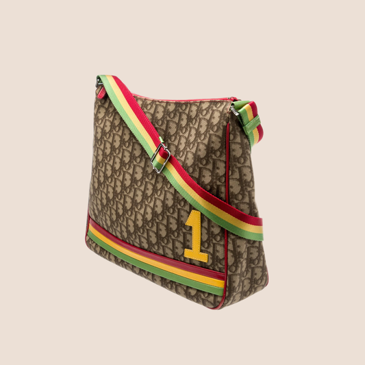 CHRISTIAN DIOR RASTA TROTTER MESSENGER BAG