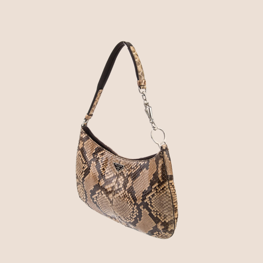 PRADA 2000 PITONE SHOULDER BAG