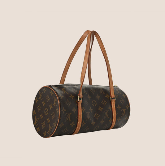LOUIS VUITTON BROWN MONOGRAM PAPILLON BAG
