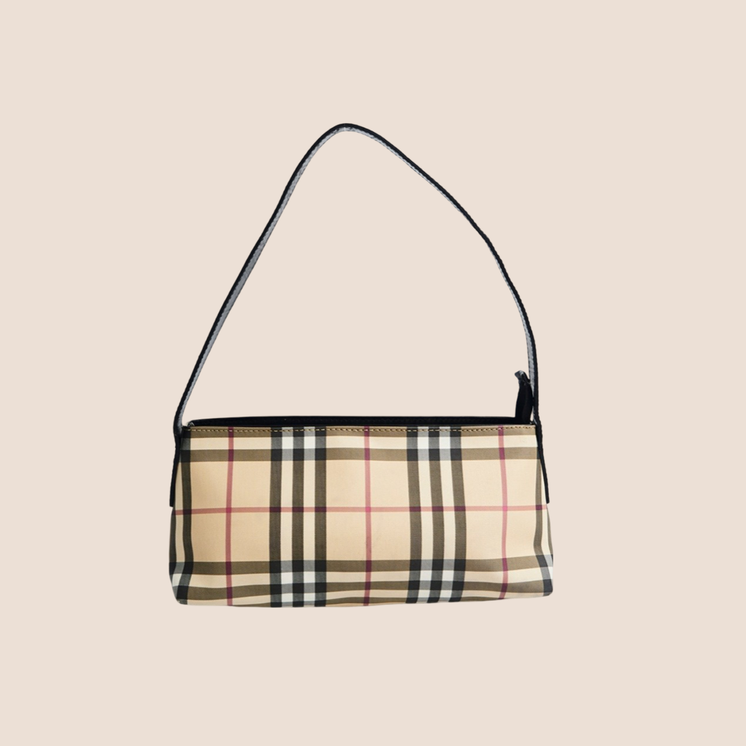 BURBERRY NOVA CHECK BAGUETTE BAG – RDB