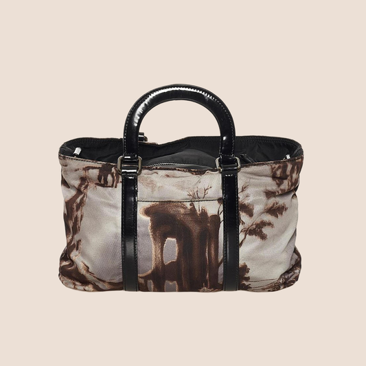 PRADA 2000 TIE DYE TESSSUTO HANDLE BAG