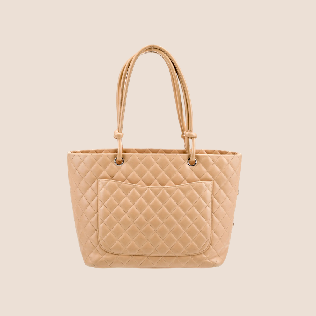 CHANEL 2005 BEIGE CAMBON TOTE BAG – RDB CHANEL 2005 BEIGE CAMBON TOTE BAG – RDB