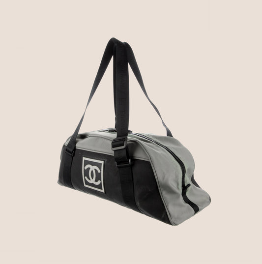 CHANEL 2003 SPORTS LINE CC LOGO WEEKENDER BAG