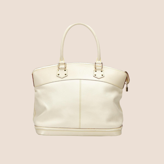 LOUIS VUITTON 2007 SUHALI LEATHER LOCKIT MM BAG