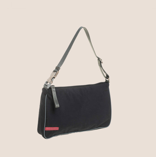 PRADA SPORT 2000s BLACK NYLON BAGUETTE