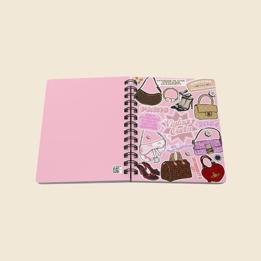 "VINTAGE STICKERS" 2024 NOTEBOOK