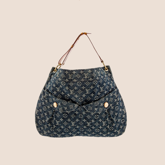 LOUIS VUITTON DENIM MONOGRAM DAILY GM BAG
