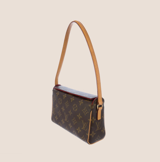 LOUIS VUITTON 2002 BROWN MONOGRAM RECITAL BAG