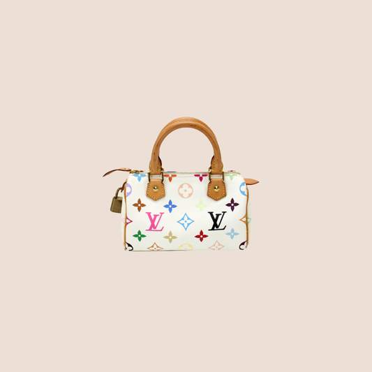LOUIS VUITTON 2005 MULTICOLOR MONOGRAM NANO SPEEDY BAG