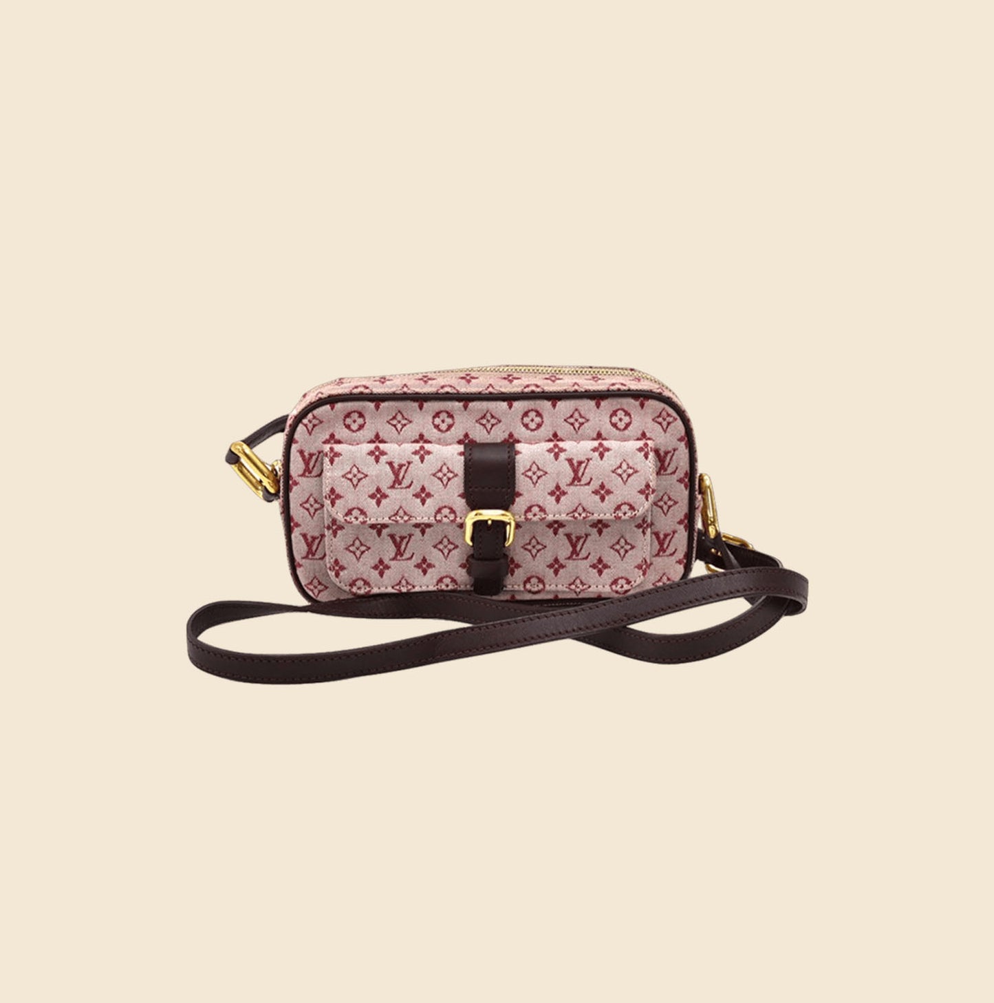 LOUIS VUITTON CHERRY MONOGRAM MINI LIN JULIETTE BAG RDB