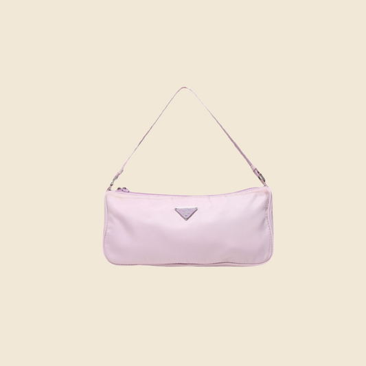 PRADA Tessuto Nylon Bowler Pink 1208107