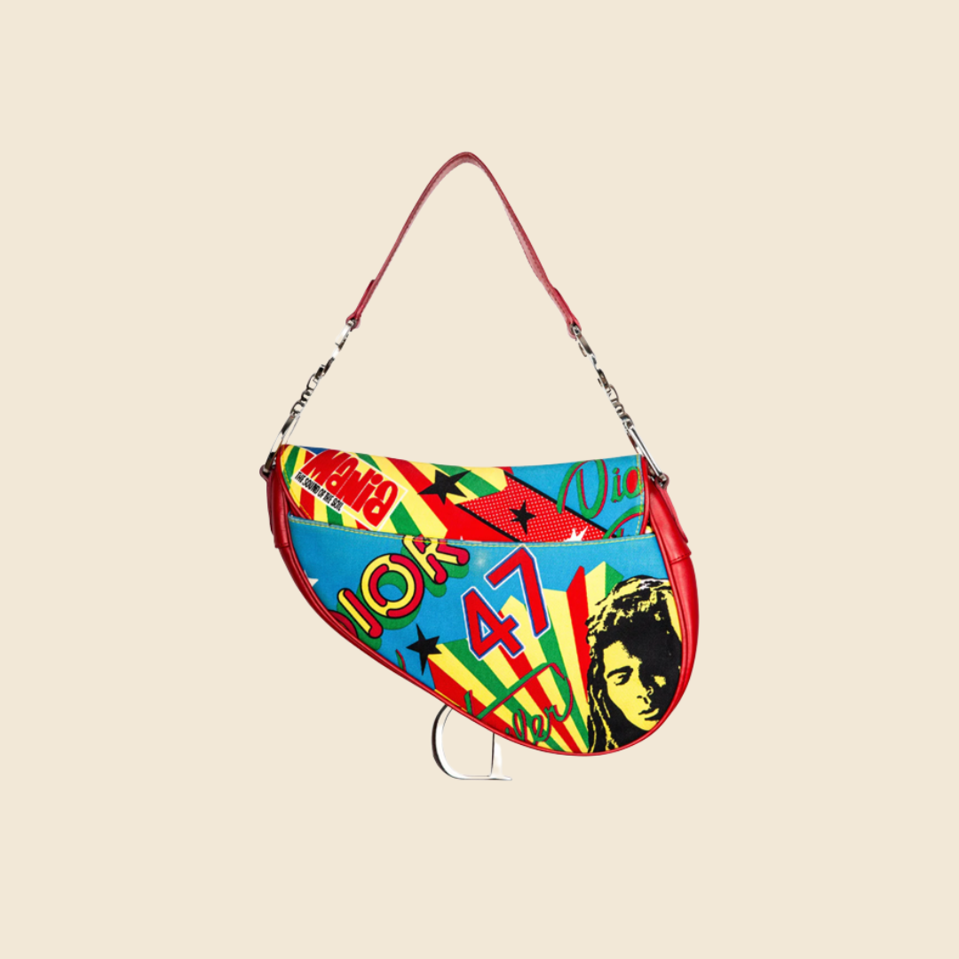 Dior saddle bag rasta discount