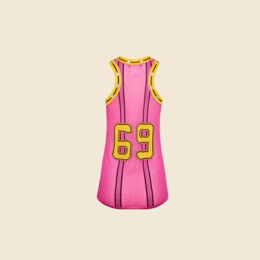 CHRISTIAN DIOR FALL 2003 ADIORABLE PINK JERSEY TOP