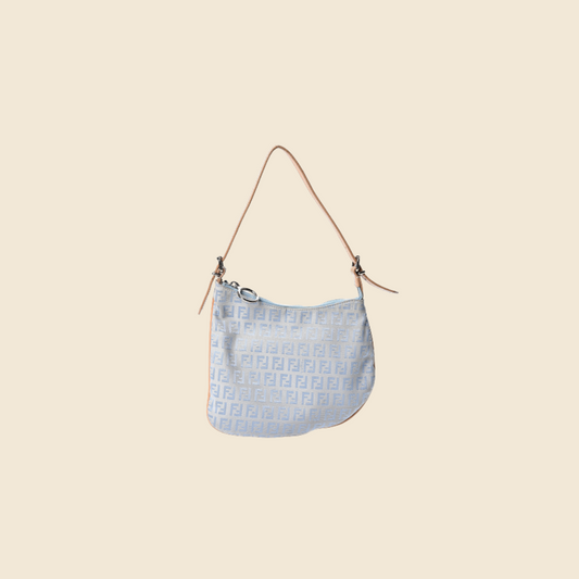 FENDI ZUCCHINO BLUE MINI OYSTER BAG