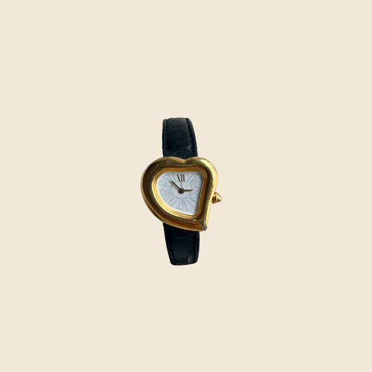 YVES SAINT LAURENT GOLD HEART WATCH