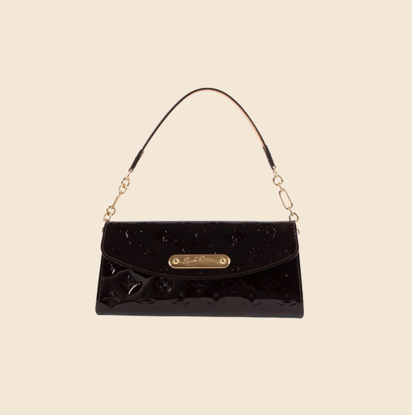 Louis Vuitton Monogram Vernis Sunset Boulevard - Brown Clutches, Handbags -  LOU752256