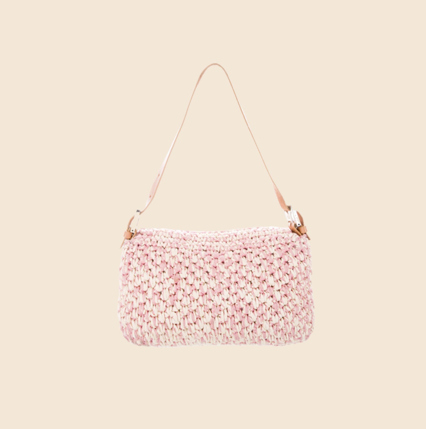 Fendi Pink Knit Baguette, Tokyo Roses Vintage