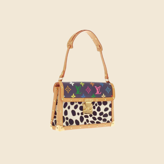 LOUIS VUITTON 2003 DALMATIAN MONOGRAM MINI FLAP BAG