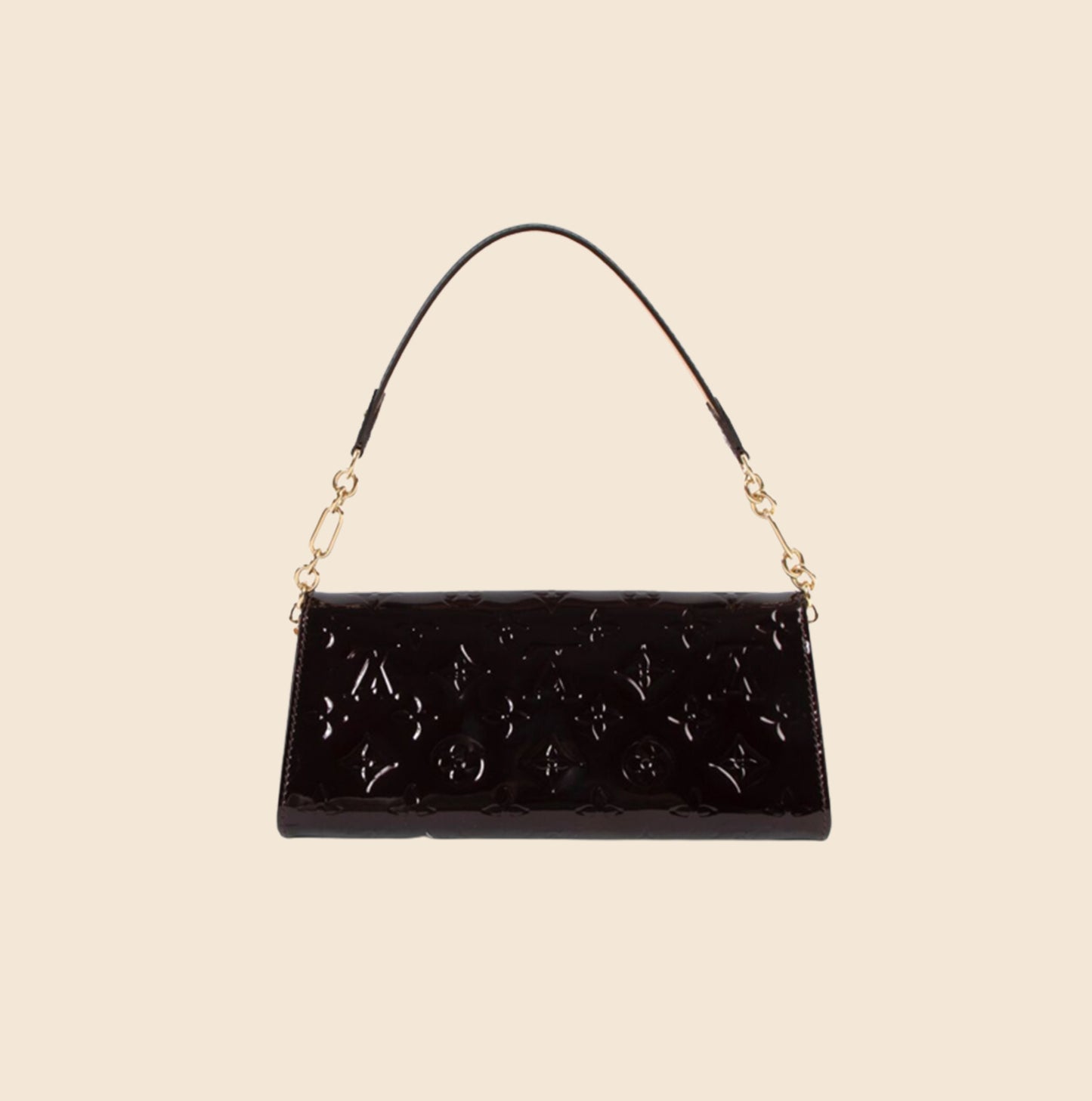 Louis Vuitton Sunset Blvd Pochette Shoulder Bag Clutch Amarante Monogram  Vernis