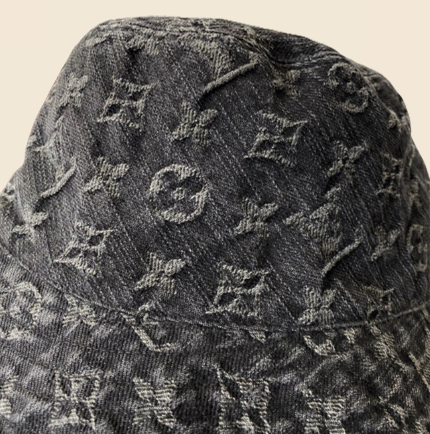 Louis Vuitton Monogram Denim Bucket Hat Bobbygram Cap Rare Jean Sun Visor 1lk31