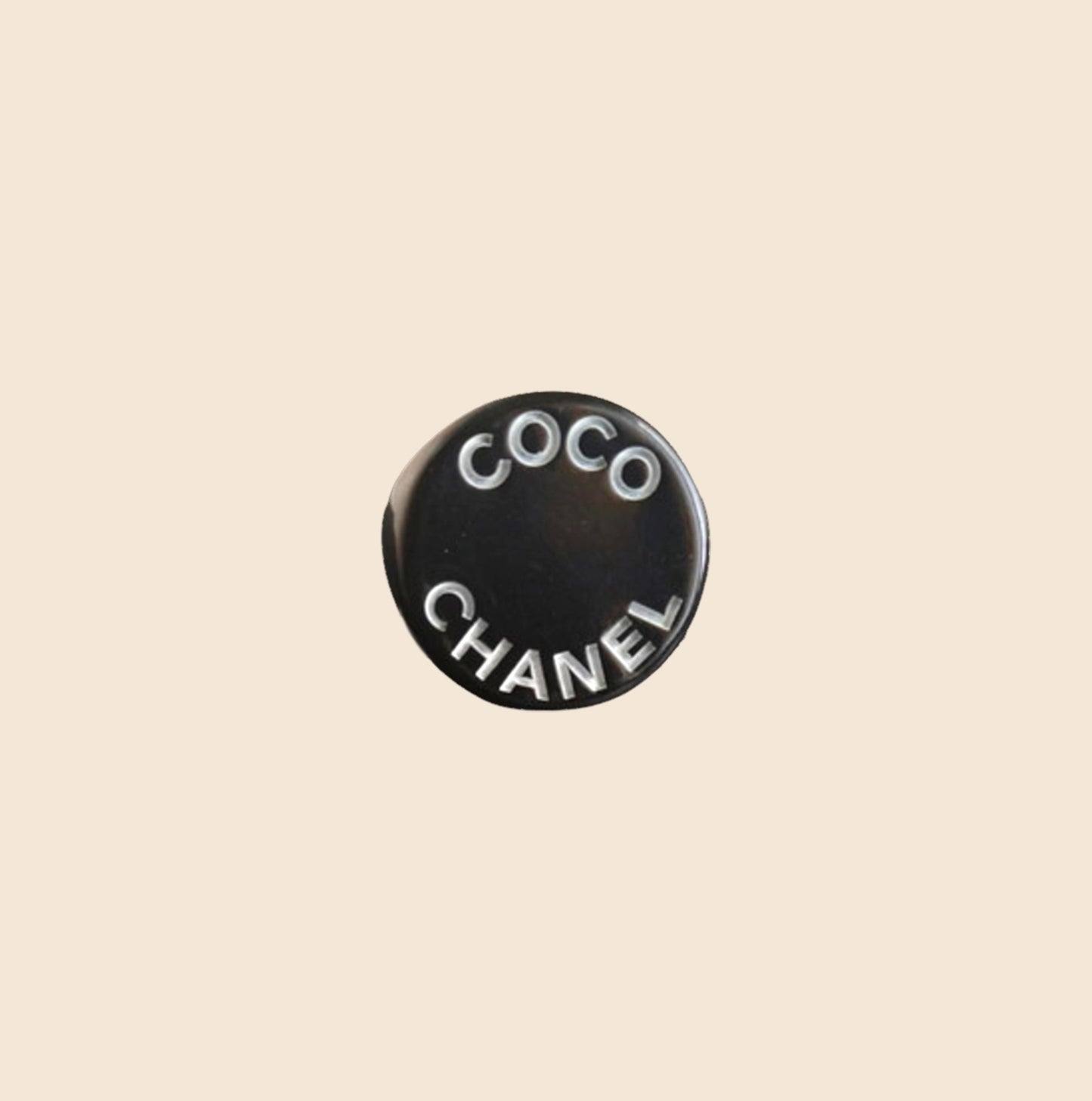 CHANEL "COCO CHANEL" RESIN RING