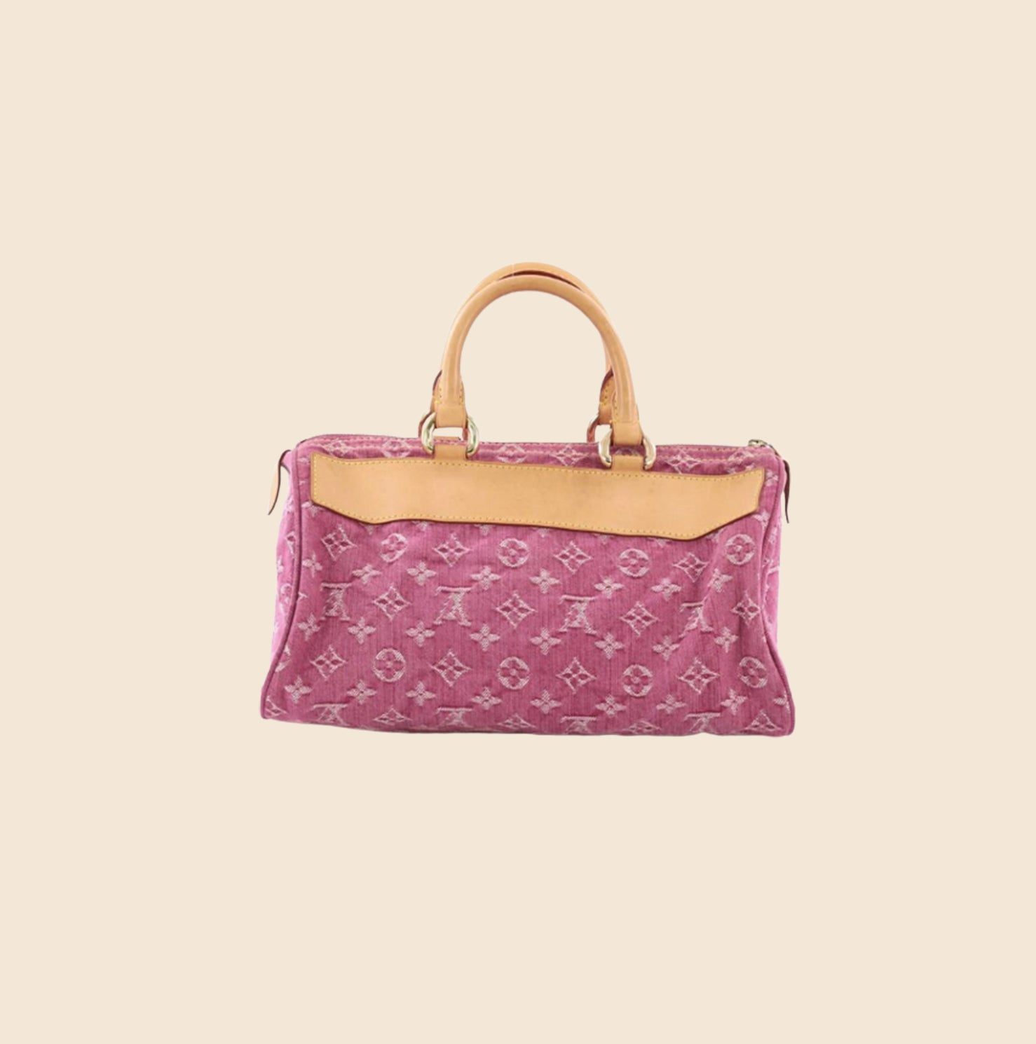 LOUIS VUITTON PINK DENIM MINI NEO SPEEDY BAG