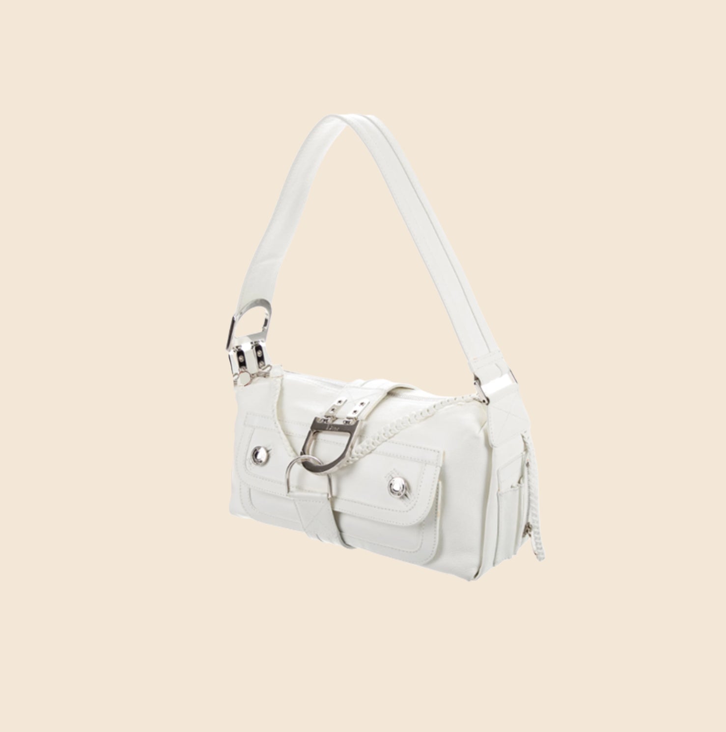 Dior white crossbody bag cheap