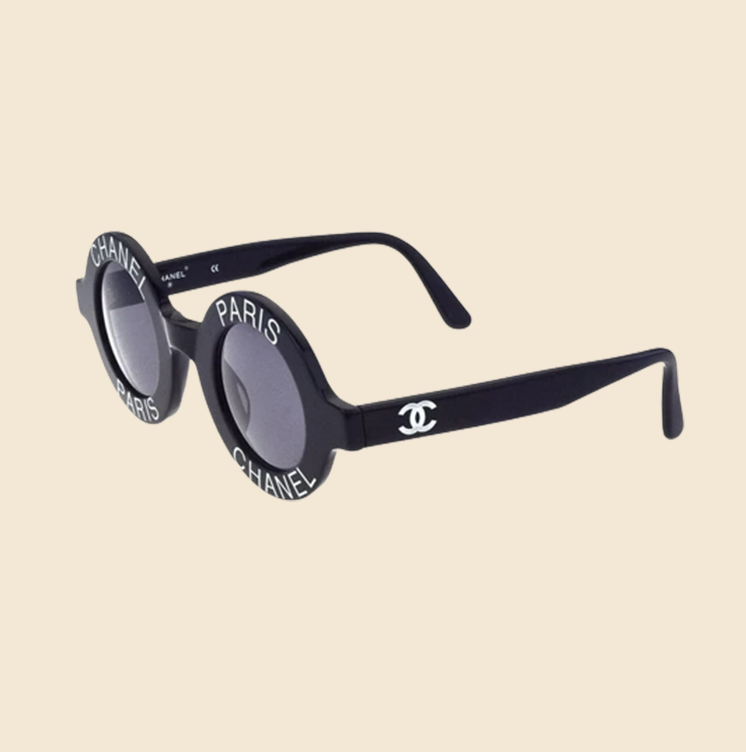 chanel round sunglasses women