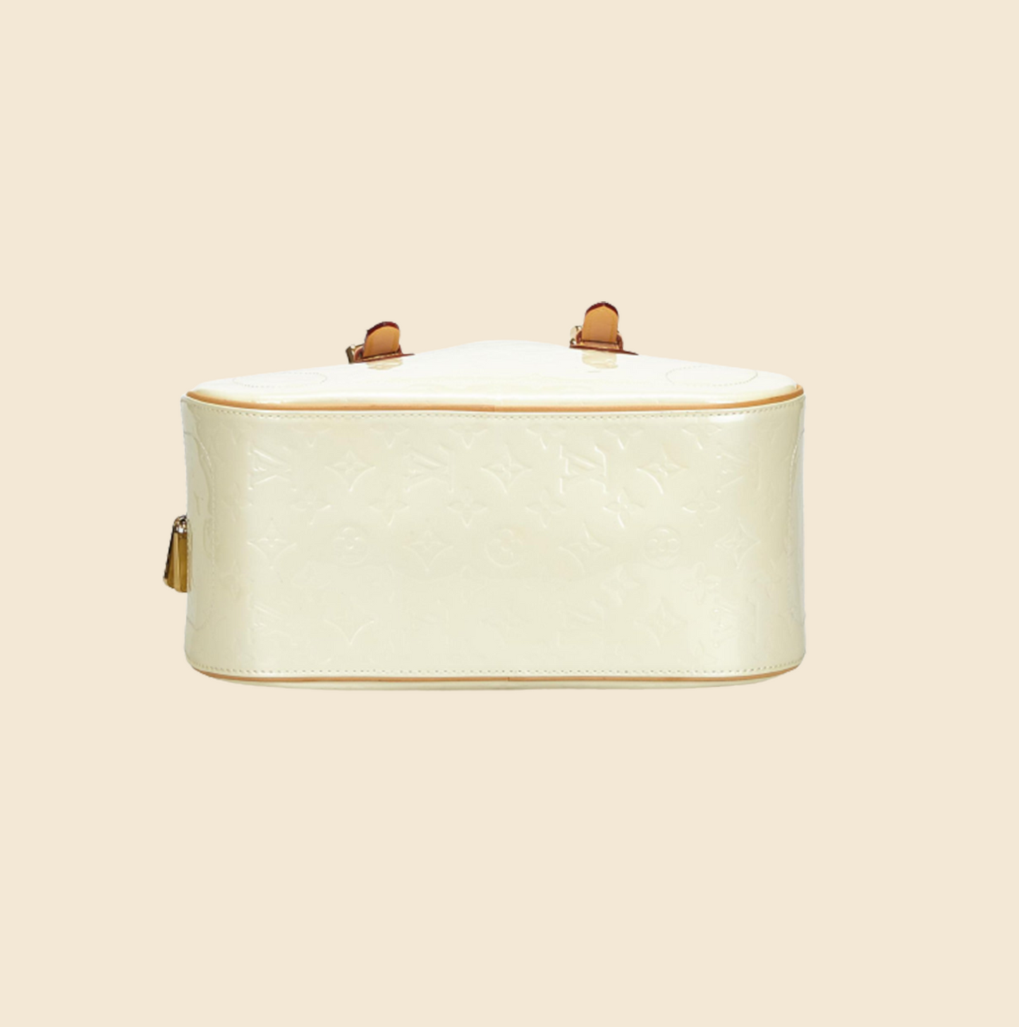 Louis Vuitton Cream Monogram Vernis Summit Drive Bag