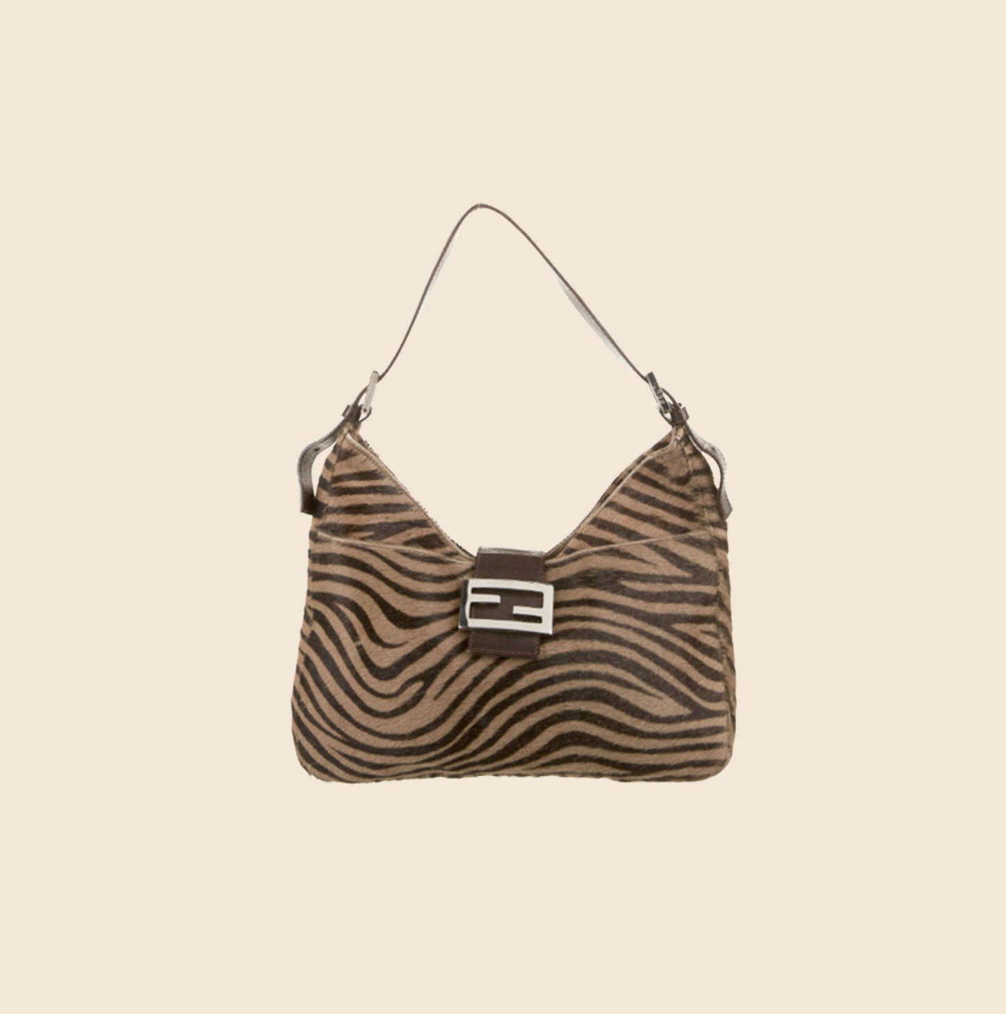 Fendi zebra handbag hotsell