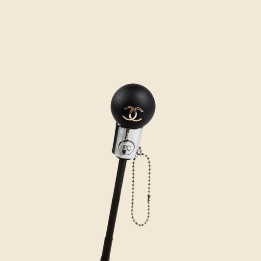 CHANEL CC BEIGE LOGO UMBRELLA