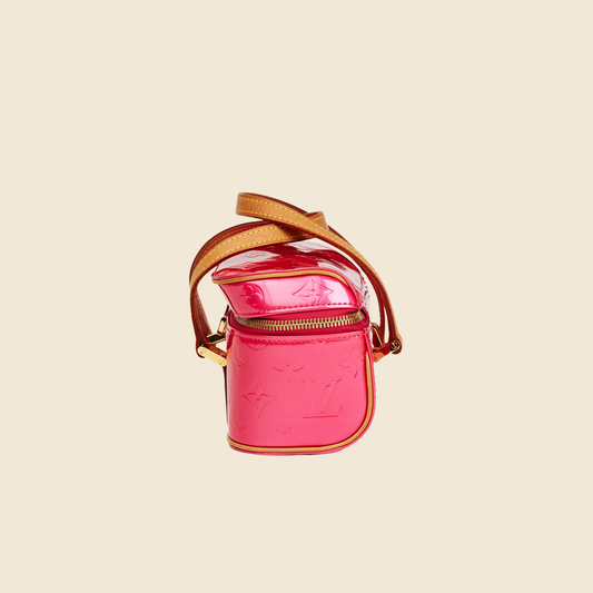 LOUIS VUITTON 2003 FUSCHIA VERNIS SULLIVAN HORIZONTAL PM BAG