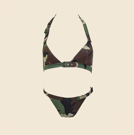 CHRISTIAN DIOR CAMOUFLAGE BIKINI