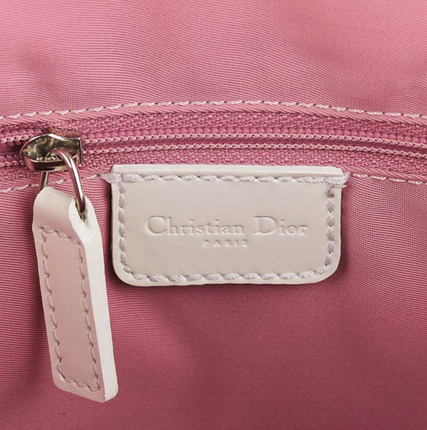Vintage Christian Dior Pink and White Girly Oblique Canvas Trotter Boston  Bag - The ICT University