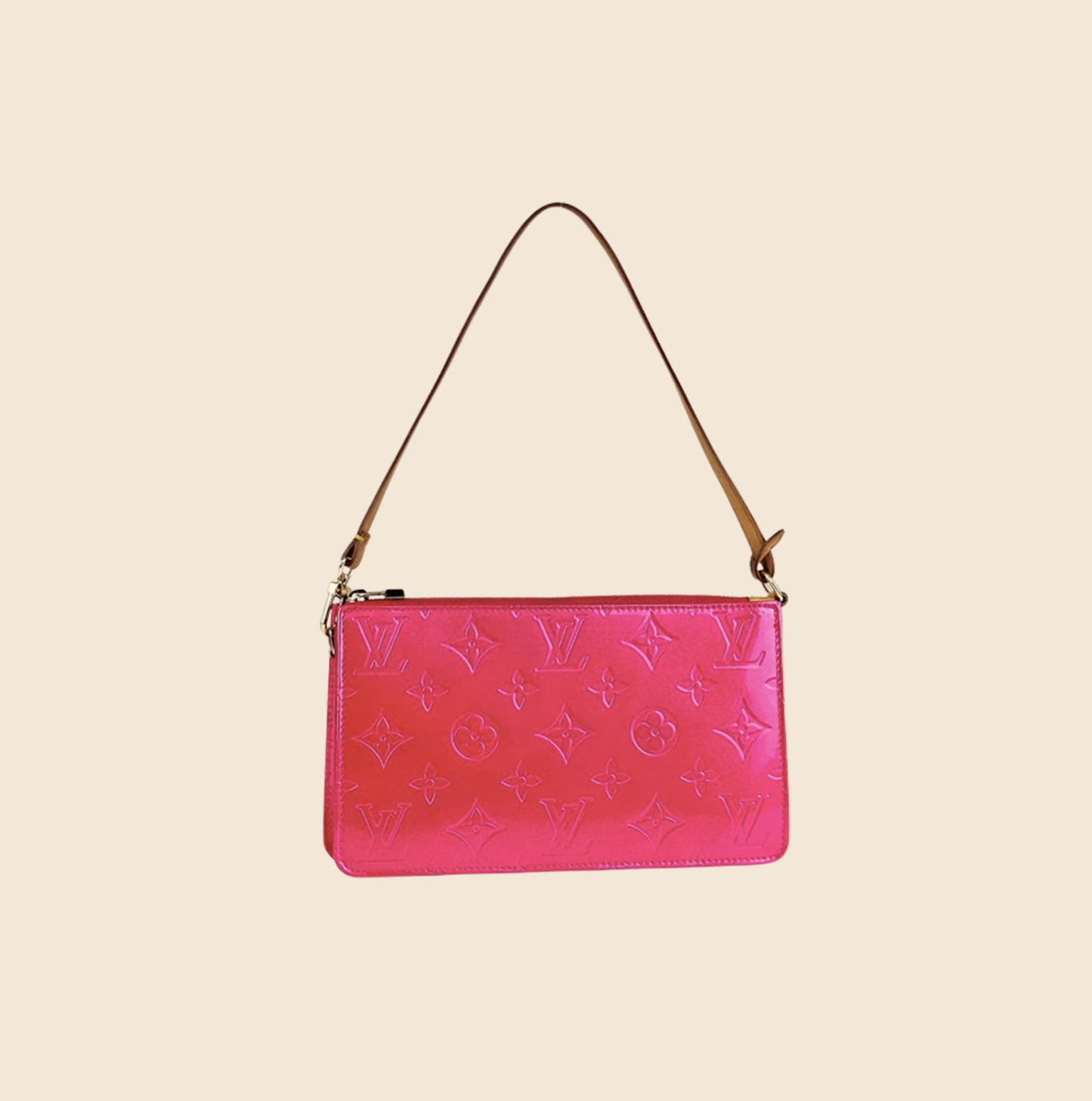 Louis Vuitton Vintage - Vernis Lexington Pochette - Pink - Vernis