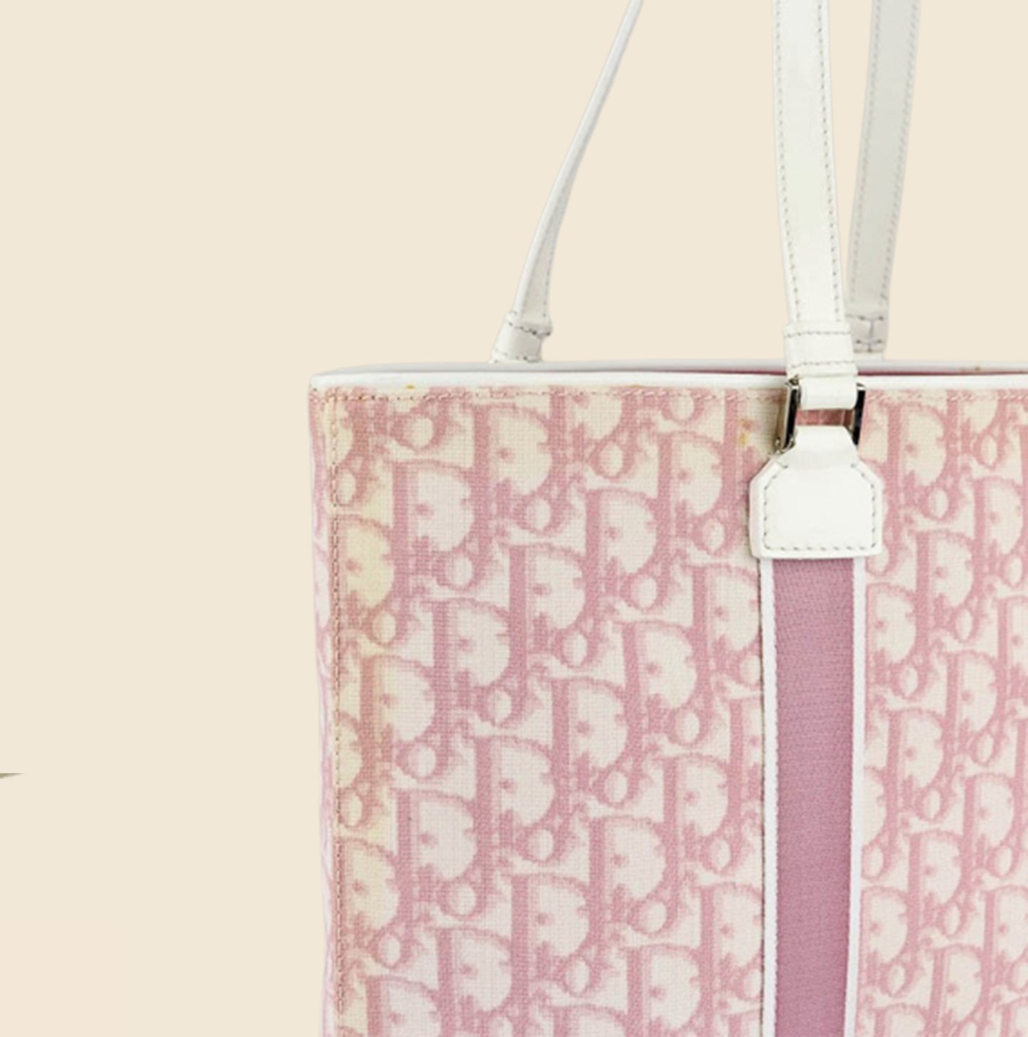 christian dior tote bag pink