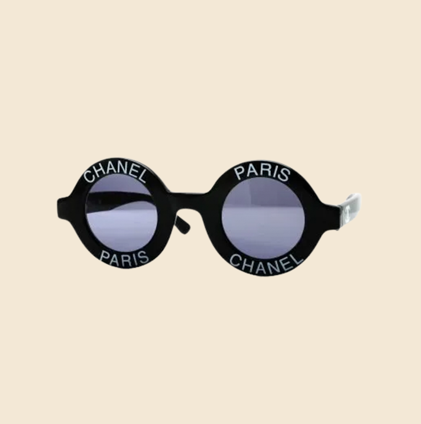 Chanel round vintage clearance sunglasses