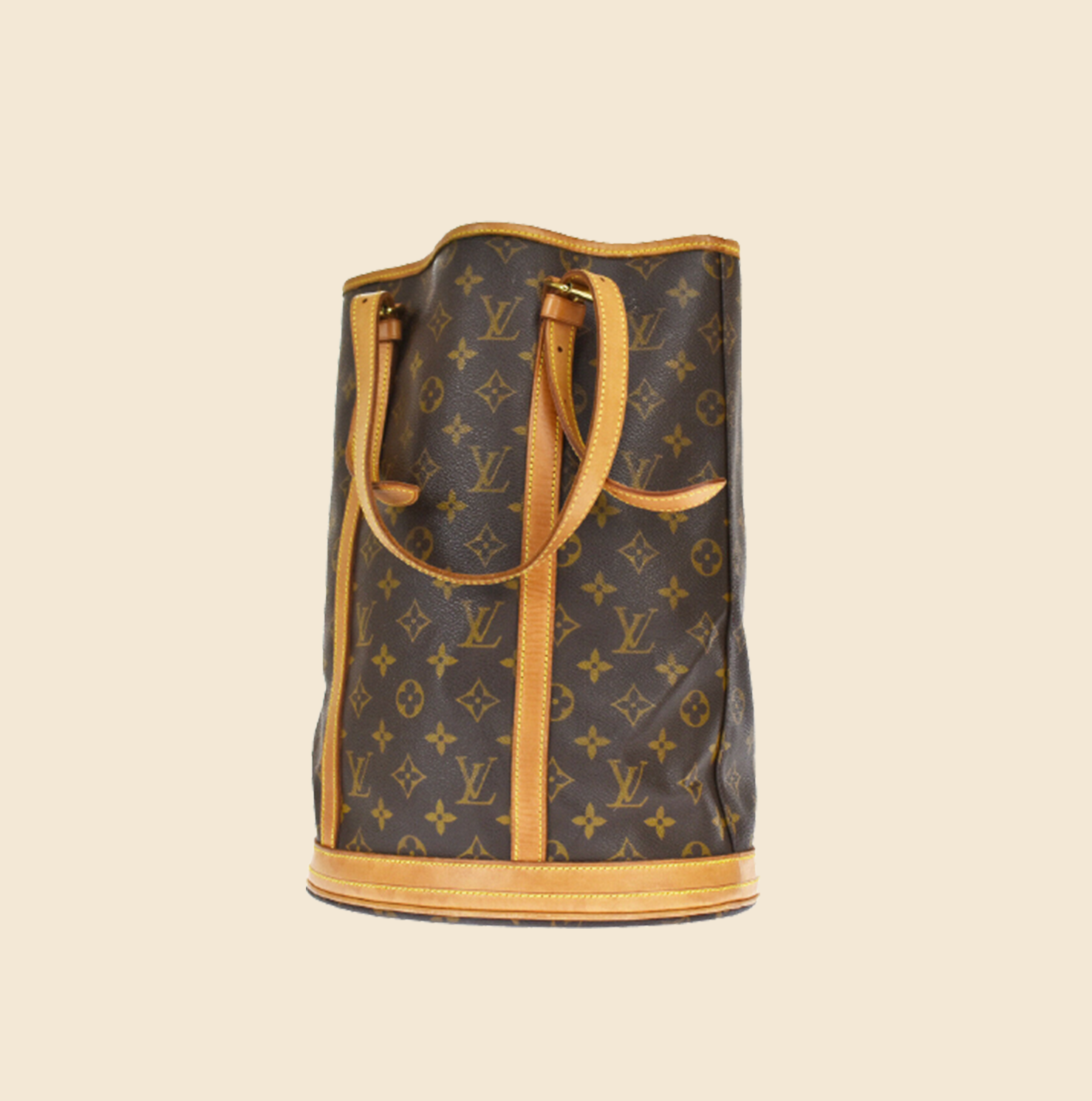 LOUIS VUITTON BROWN MONOGRAM CANVAS BUCKET GM BAG – RDB