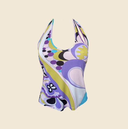 EMILIO PUCCI HALTER NECK TOP